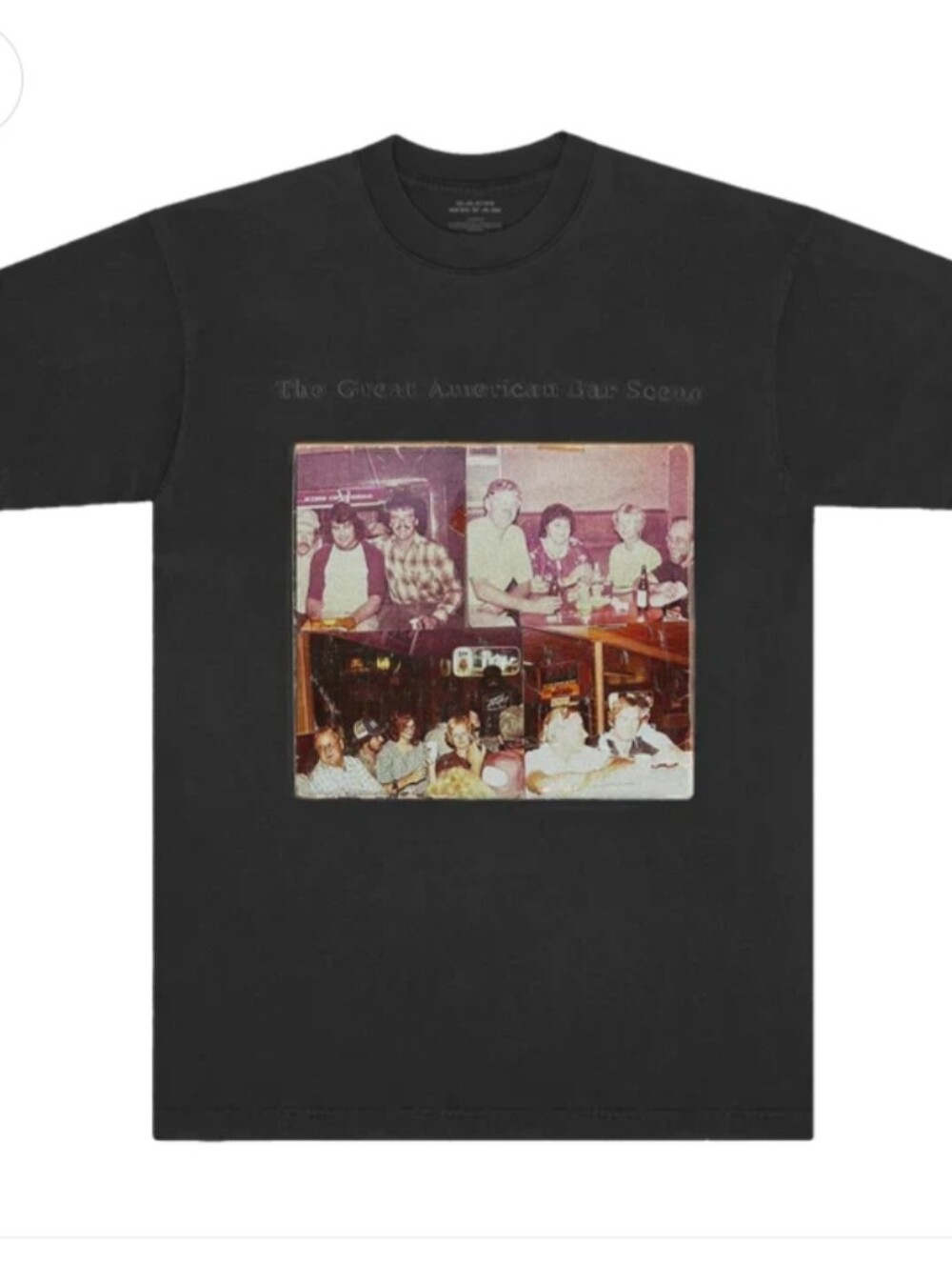 Zach Bryan The Great American Bar Scene Black Album Tee Size Large
